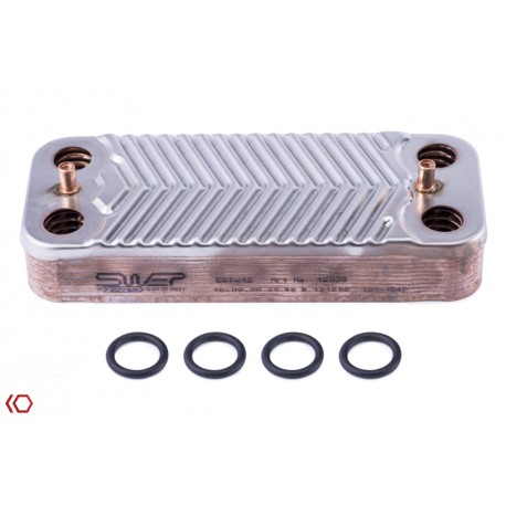 Wymiennik płytowy lutowany do kotłów Logamax U002 U004 BUDERUS (7101160)